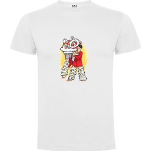 Dragon and Man Tshirt σε χρώμα Λευκό 5-6 ετών