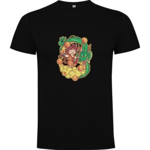 Dragonball Dream Team Tshirt σε χρώμα Μαύρο 11-12 ετών