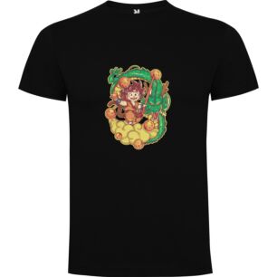 Dragonball Dream Team Tshirt σε χρώμα Μαύρο 5-6 ετών