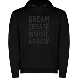 Dream Create Inspire Arrows Φούτερ με κουκούλα