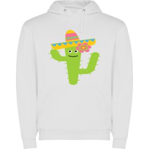 Dressed Cacti Fiesta Φούτερ με κουκούλα σε χρώμα Λευκό Large