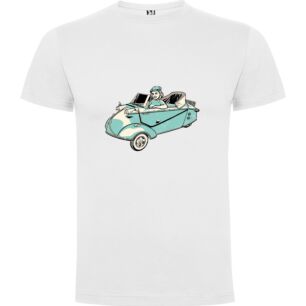 Driving Retro Charm Tshirt