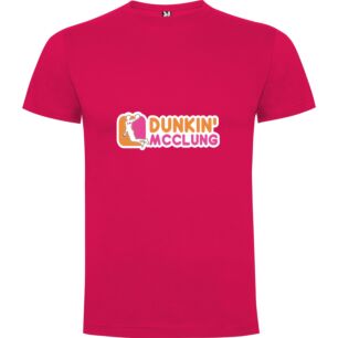Dunkin' Die-Cut Delight Tshirt σε χρώμα Φούξια 11-12 ετών