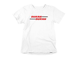 Duran Duran Red Logo White T-Shirt