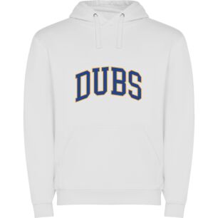 Dusty Blues Sports Dubs Φούτερ με κουκούλα σε χρώμα Λευκό 11-12 ετών