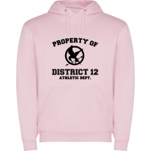 Dystopian Athletic: 12P District Φούτερ με κουκούλα σε χρώμα Ροζ 11-12 ετών