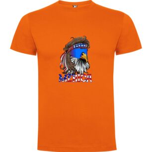 Eagle Patriot: Vibrant America Tshirt σε χρώμα Πορτοκαλί 5-6 ετών
