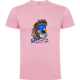 Eagle Patriot: Vibrant America Tshirt σε χρώμα Ροζ 3-4 ετών