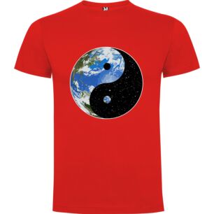 Earth's Yin-Yang Orbital Tshirt