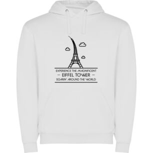 Eiffel Tower Voyage Φούτερ με κουκούλα σε χρώμα Λευκό 11-12 ετών