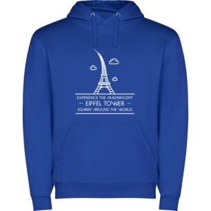 Eiffel Tower Voyage Φούτερ με κουκούλα σε χρώμα Μπλε 3-4 ετών