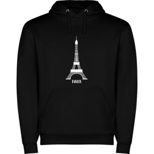 Elegant Eiffel Tower Snapshot Φούτερ με κουκούλα
