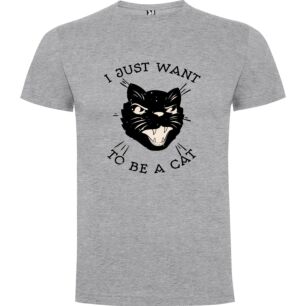Elegant Feline Enigma Tshirt