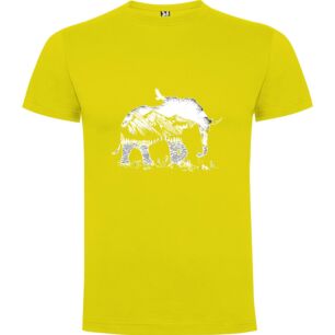 Elevated Elephant Illustration Tshirt