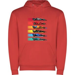 Elite Speed: Colorful Quartet Φούτερ με κουκούλα