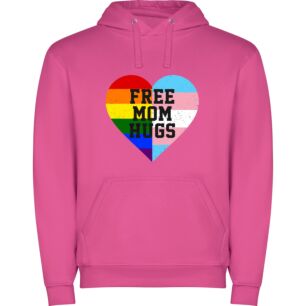 Embrace Love: Rainbow Affection Φούτερ με κουκούλα