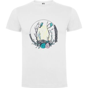 Enchanted Garden Illustration Tshirt σε χρώμα Λευκό XXLarge