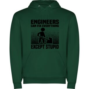 Engineers Tackle All Except Stupid Φούτερ με κουκούλα