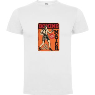 Eternal Boxing Fight Poster Tshirt σε χρώμα Λευκό Large