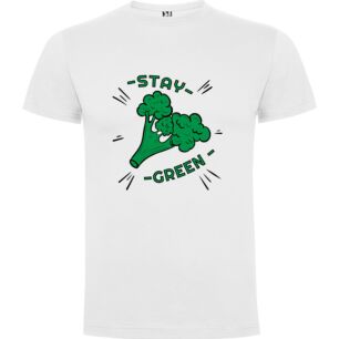 Evergreen Broccoli Bliss Tshirt σε χρώμα Λευκό XXXLarge(3XL)
