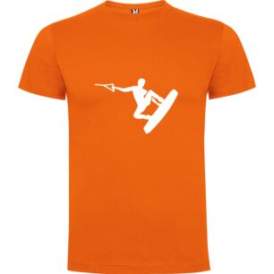 Extreme Snowboard Silhouette Tshirt σε χρώμα Πορτοκαλί 3-4 ετών