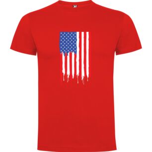 Fading Patriotism: Toxic Drips Tshirt