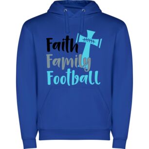 Faithful Football Family Φούτερ με κουκούλα
