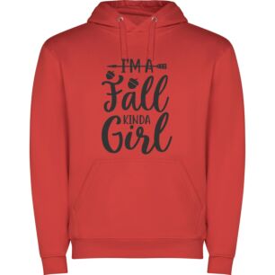 Fall Girl Chic Φούτερ με κουκούλα