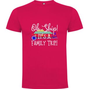 Family Fun Afloat Tshirt σε χρώμα Φούξια 3-4 ετών