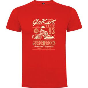 Fastest Speed Racer Tee Tshirt σε χρώμα Κόκκινο Small