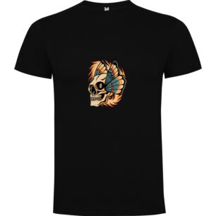 Feathered Fire Skull Tshirt