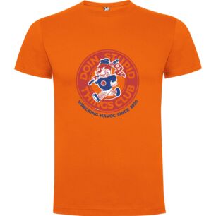 Feline Baseball League Emblem Tshirt
