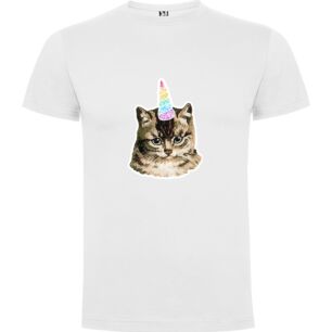 Feline Festivities Sticker Tshirt σε χρώμα Λευκό 11-12 ετών
