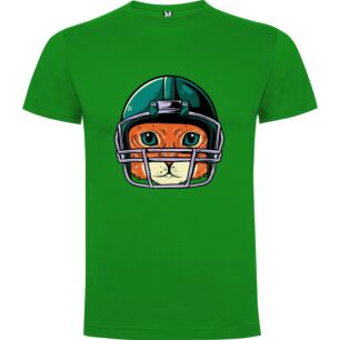 Feline Football Mascot Tshirt