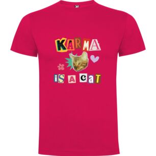 Feline Karma Illustration Tshirt