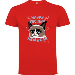 Feline New Year Cheer Tshirt