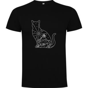 Feline Noir Art Tshirt