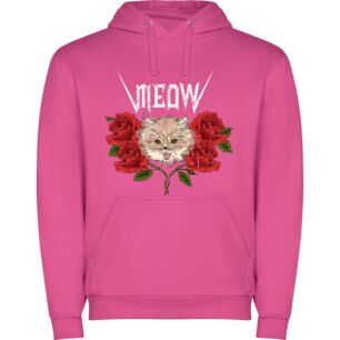 Feline Rose Metal Φούτερ με κουκούλα