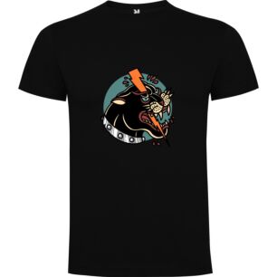 Feline Thunder: Whalen-inspired Art Tshirt