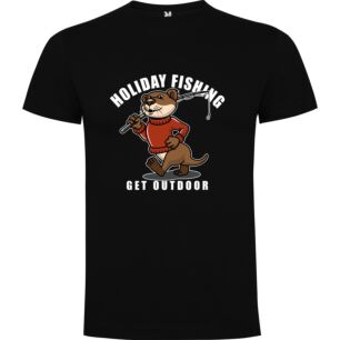 Festive Fishing with Beaver Tshirt