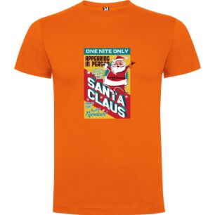 Festive Santa Art: Butcher-style Tshirt
