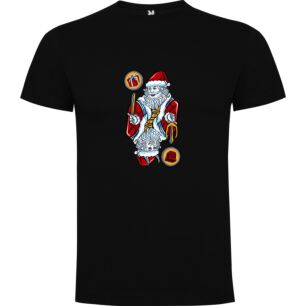 Festive Scissors: Santa's Art Tshirt
