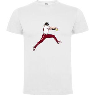 Fierce Female Baseball Swing Tshirt σε χρώμα Λευκό 3-4 ετών