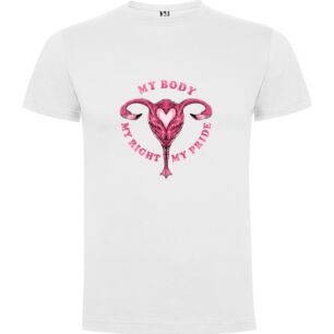Fierce Flamingo: My Pride Tshirt σε χρώμα Λευκό Medium