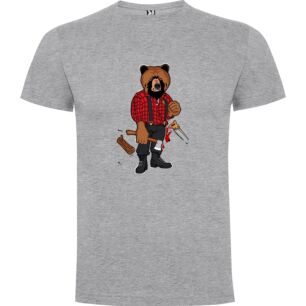 Fierce Lumberjack Samurai Bear Tshirt