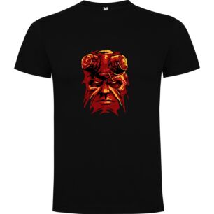 Fiery Hellboy Portrait Tshirt