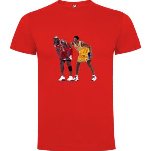 Finals Camaraderie: Hyper-illustrated Kobe Tshirt