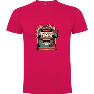 Fire Fruit Fever: Tripmachine Tshirt σε χρώμα Φούξια Medium