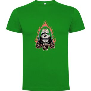 Firehooded Skull Tshirt