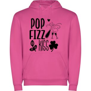 Fizz Kiss Pop Motifs Φούτερ με κουκούλα